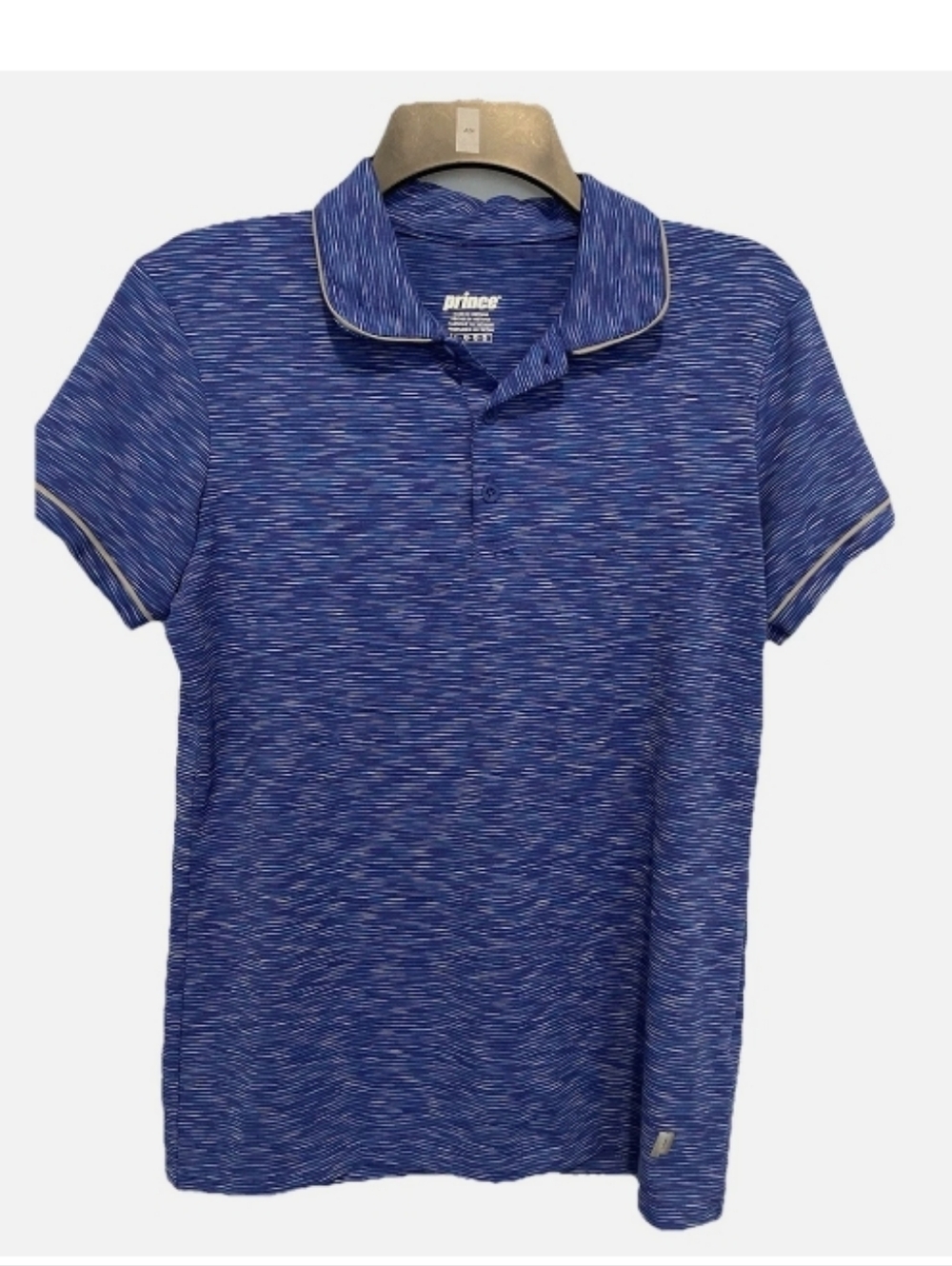 Prince Women's Athletic Polo Top - Blue/Purple